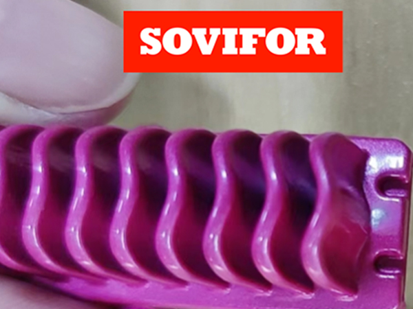 美容美发器紫红色调色定制