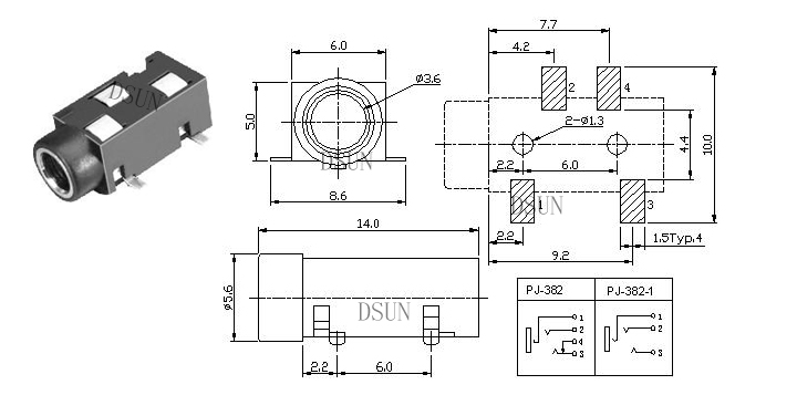 耳机插座引脚定义的解析