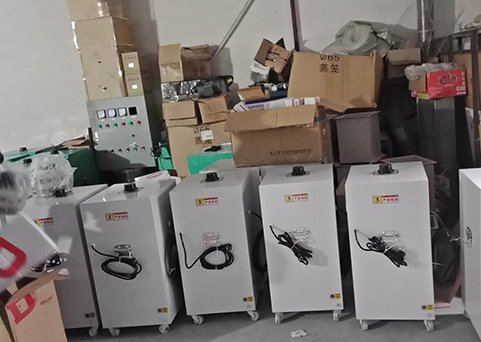 口罩熔喷布静电驻极发生器现场安装
