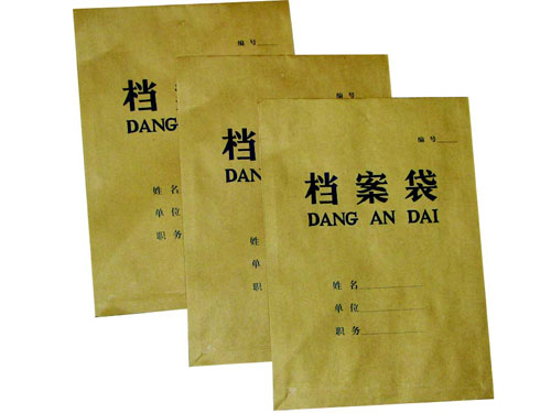 牛皮纸档案袋