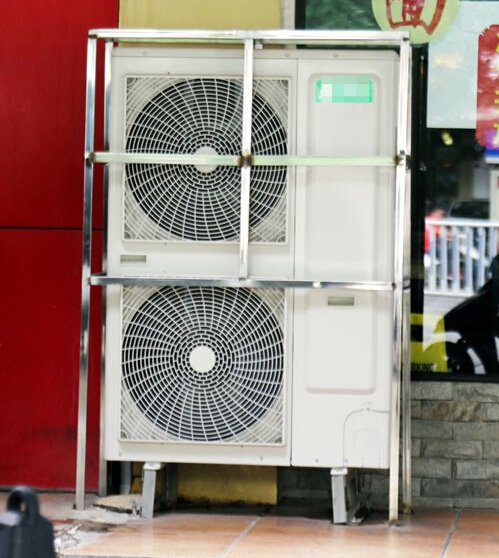 空调外机坐地的危害