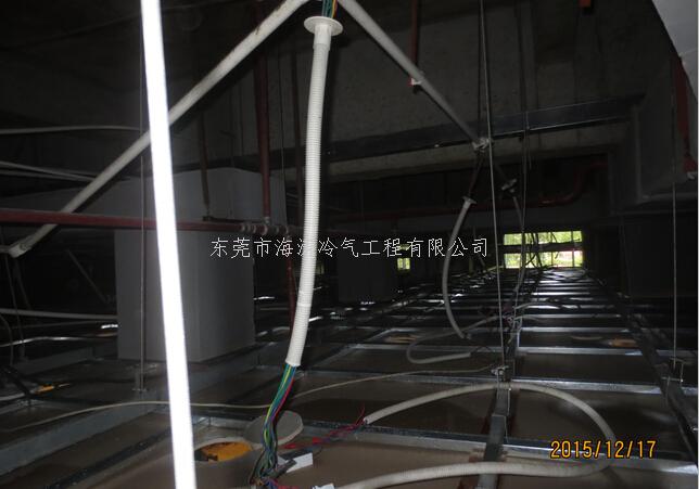 中央空调吊顶风柜安装 