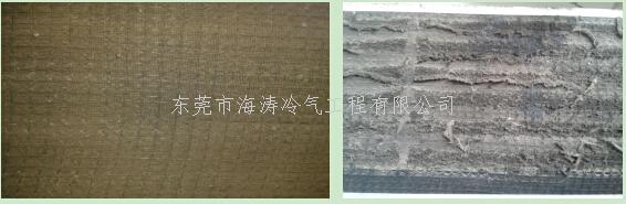 中央空调回风过滤网清洗前