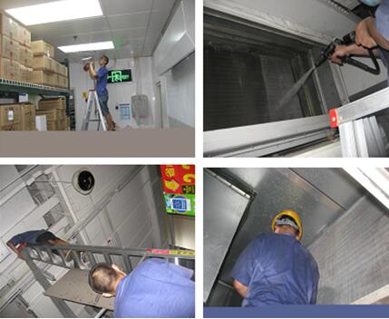 中央空调清洗施工现场