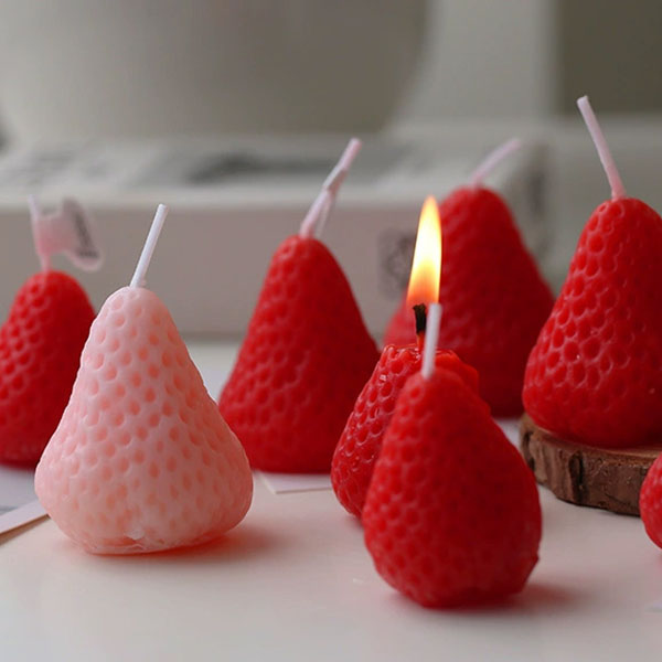 草莓蜡烛
