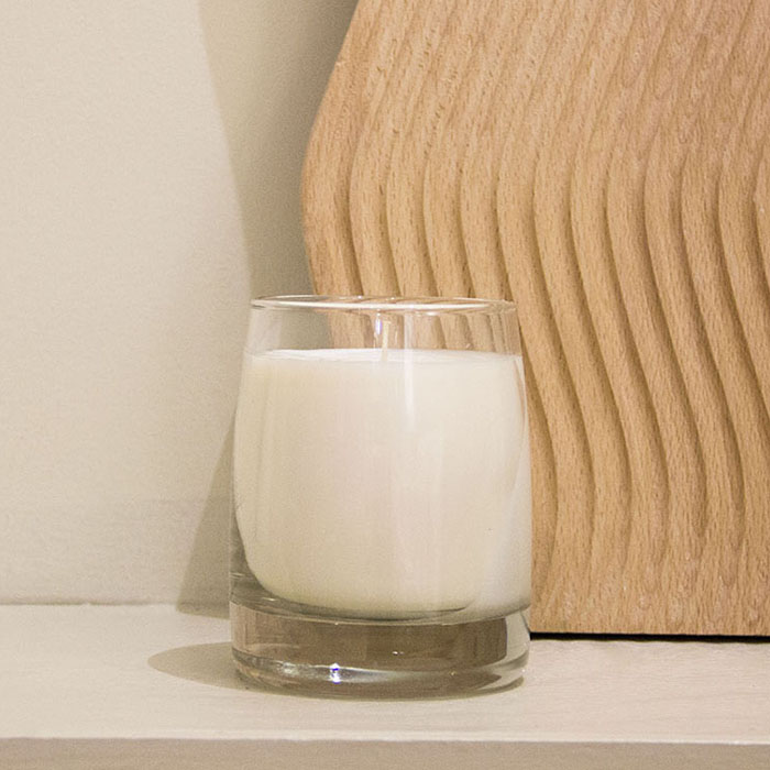 高透厚底玻璃杯蜡烛