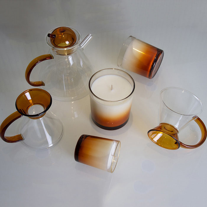 渐变系列玻璃杯蜡烛