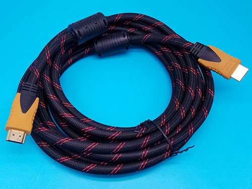 HDMI A MALE TO A MALE+NYLON