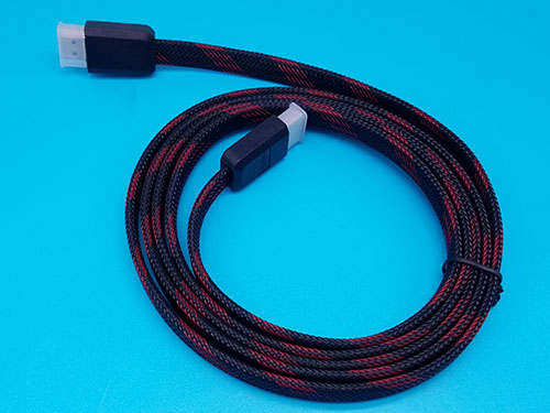HDMI FLAT A MALE TO A MALE+NYLON