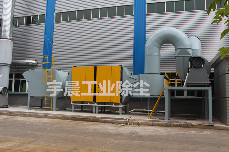 喷漆房废气车间除尘设备案例
