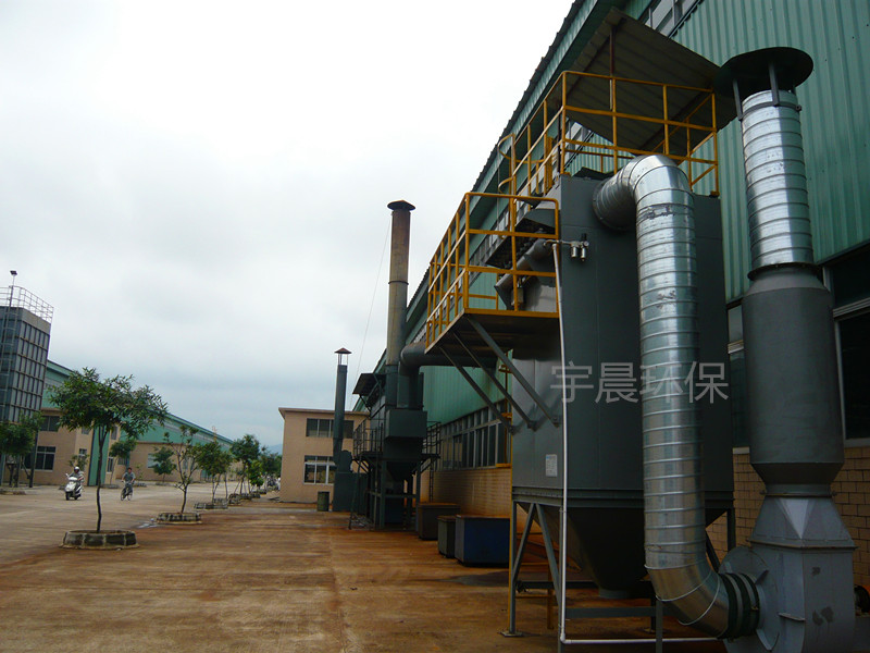 纺纱除尘器设备案例图片
