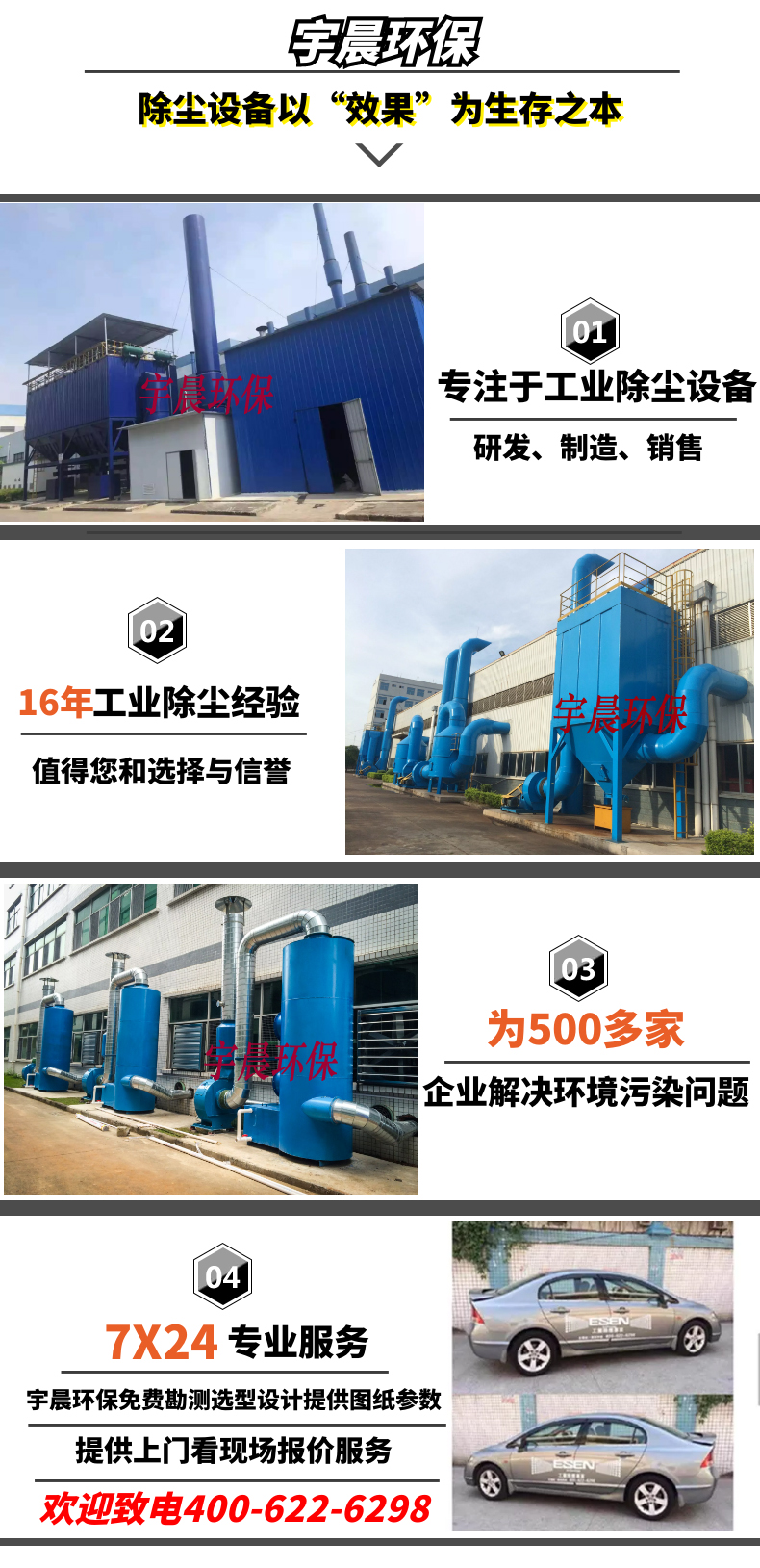 宇晨工业除尘设备厂家环保除尘案例图片