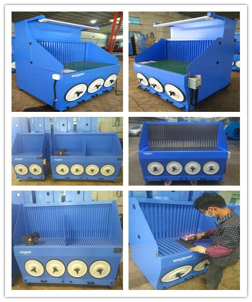 模具拋光打磨吸塵工作臺圖片