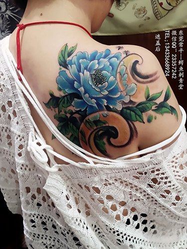 常平刺青-花