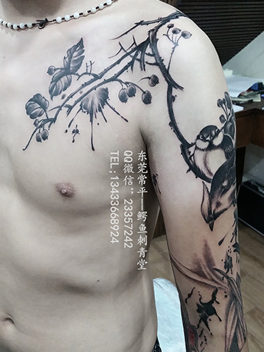 常平刺青-梅花