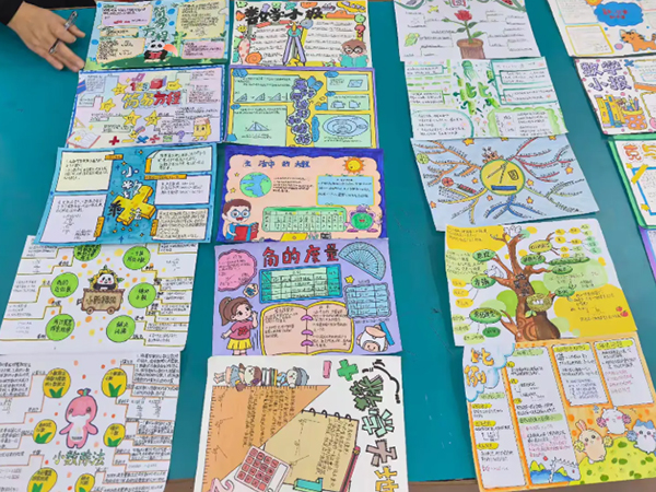 思维绽放、数韵生花—数学思维导图评比活动