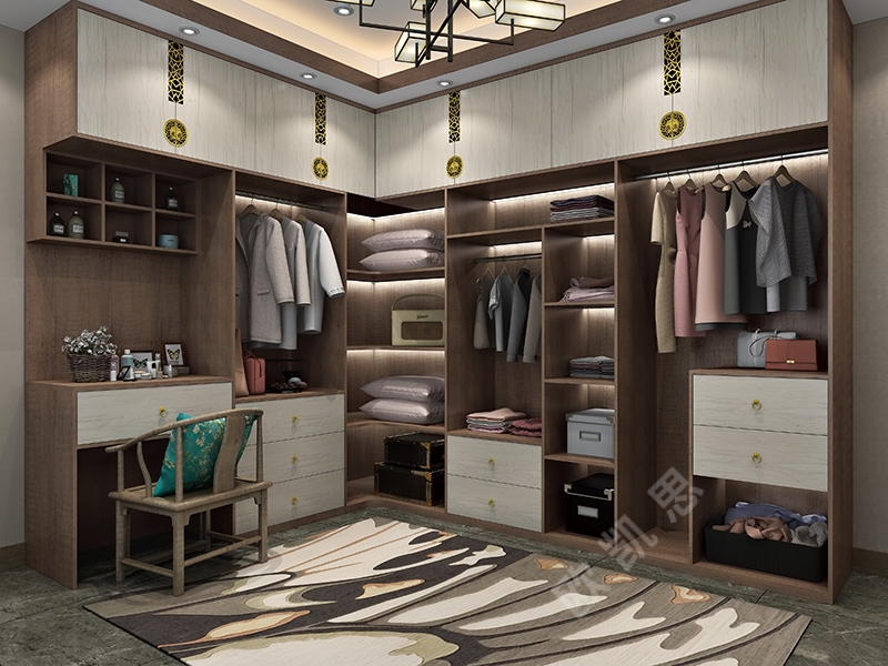 新中式衣柜定制