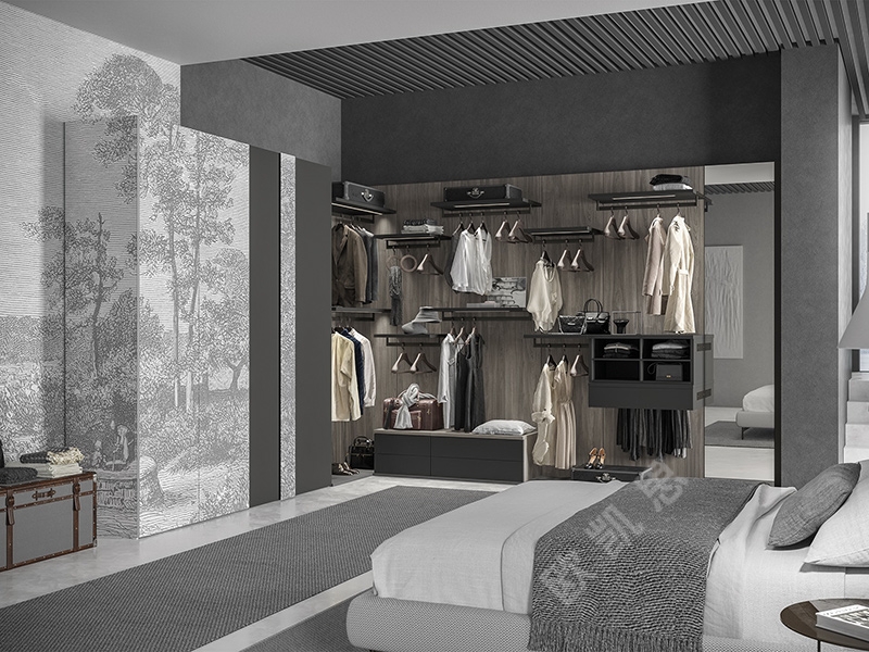 莫兰迪衣柜定制