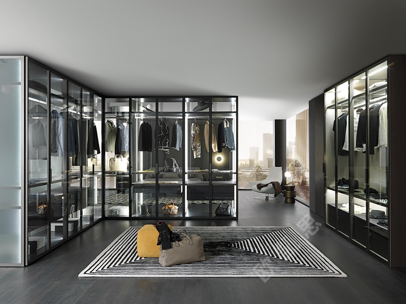 玻璃门衣柜定制