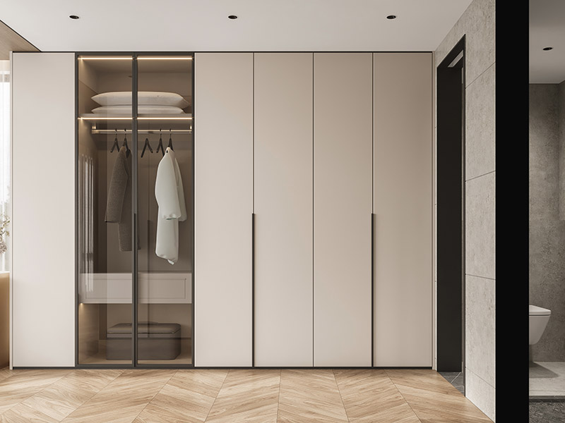 肤感门衣柜定制