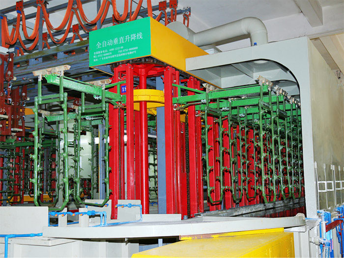 了解下使用油压双阴极环形生产线的技术特点？