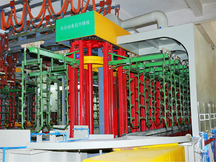 全自动油压双阴极环形生产线