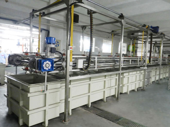 全自动垂直升降电镀生产线