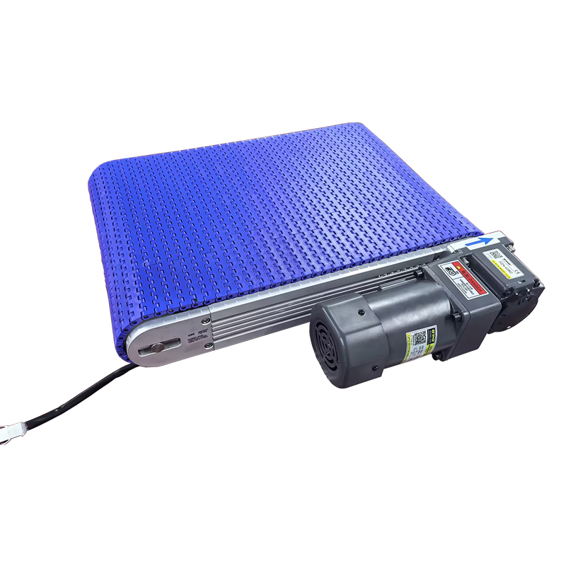 SRB01 网带链输送机食品流水线车间可移动铝型传动带爬坡上料快递传送带