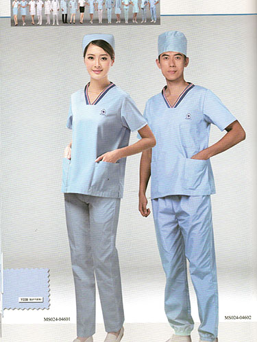 蓝色护士服销售