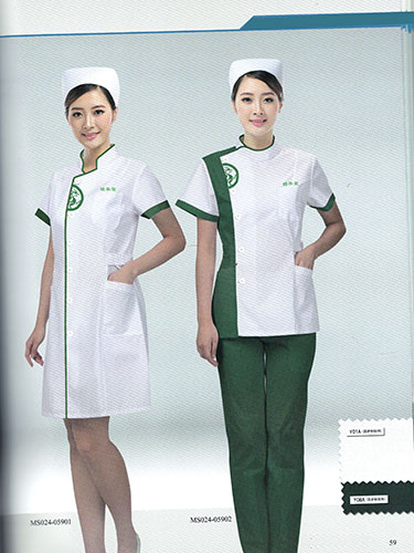 绿色护士服套装批发