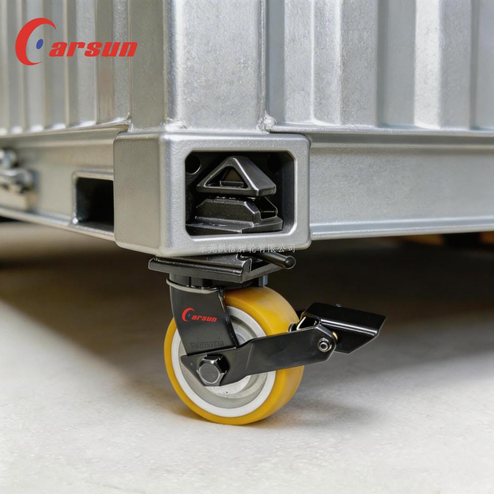 集装箱脚轮,货柜脚轮,集装箱轮子,万向轮,铁芯聚氨酯脚轮,6寸脚轮,脚轮厂家,脚轮工厂,凯信脚轮,carsun caster