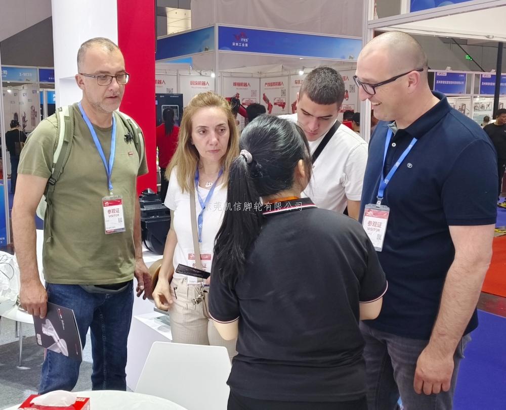2026ITES深圳工业展东莞凯信脚轮万向轮源头厂家展会现场 2026ITES深圳工业展东莞凯信脚轮万向轮源头厂家展会现场