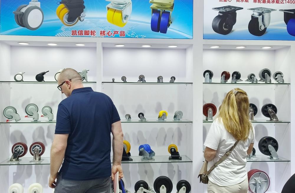 2026ITES深圳工业展东莞凯信脚轮万向轮源头厂家展会现场 2026ITES深圳工业展东莞凯信脚轮万向轮源头厂家展会现场