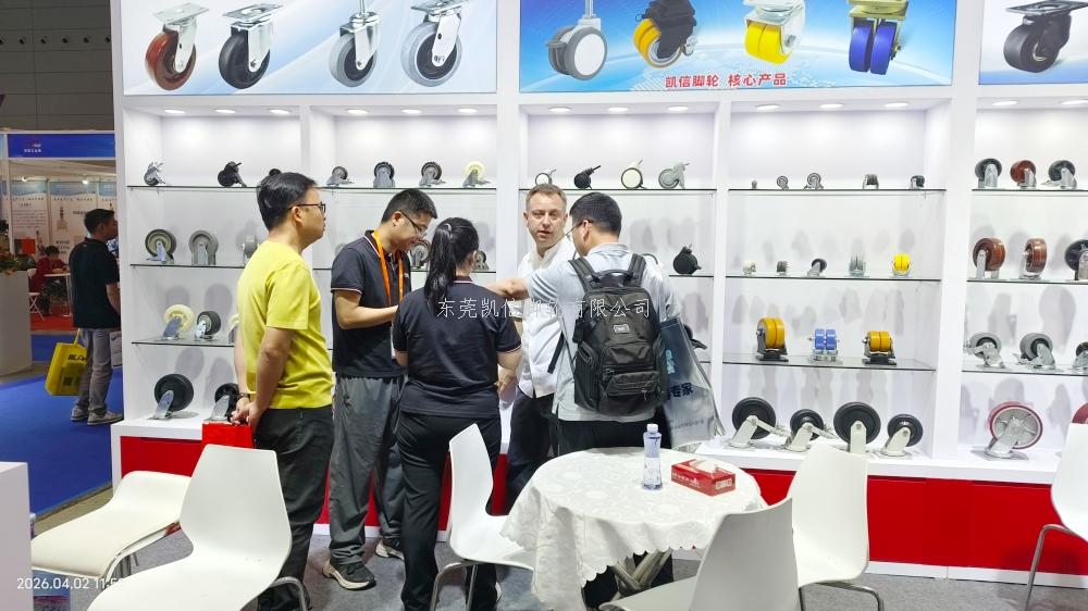 2026ITES深圳工业展东莞凯信脚轮万向轮源头厂家展会现场 2026ITES深圳工业展东莞凯信脚轮万向轮源头厂家展会现场