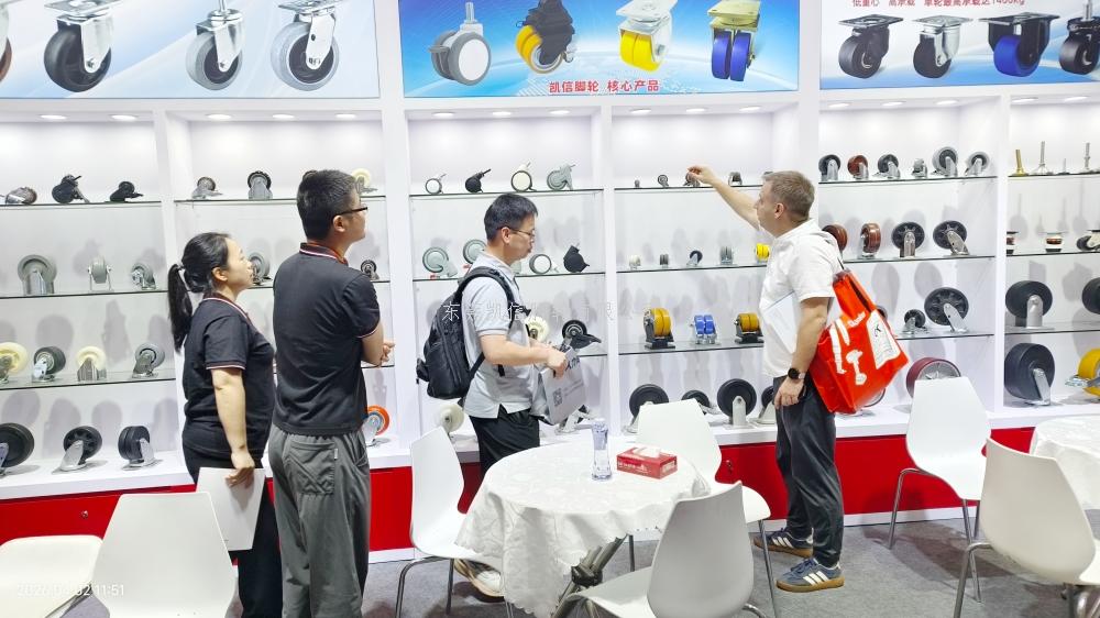 2026ITES深圳工业展东莞凯信脚轮万向轮源头厂家展会现场 2026ITES深圳工业展东莞凯信脚轮万向轮源头厂家展会现场