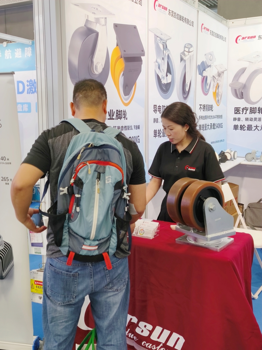 脚轮,脚轮厂家,脚轮展览,脚轮采购,展会,万向轮,物流展,广州物流展,生产厂家,凯信脚轮