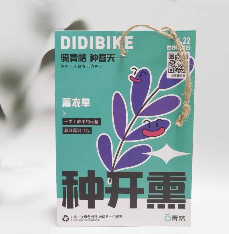 地球日种子纸挂卡