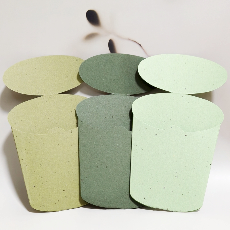 環保再生紙｜信封茶葉紙信封定制