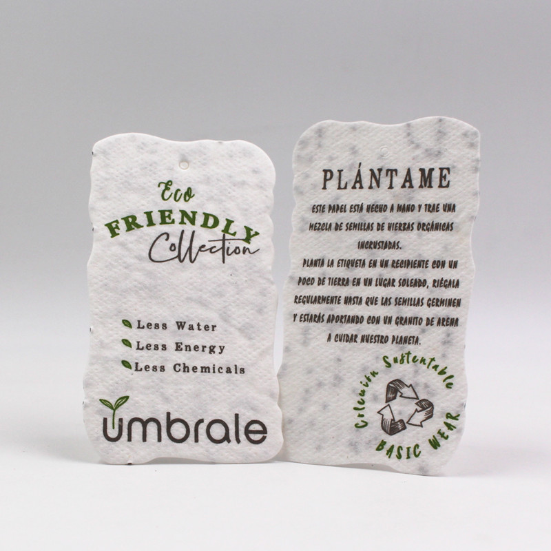 种子纸吊牌 种子纸厂家印刷定制