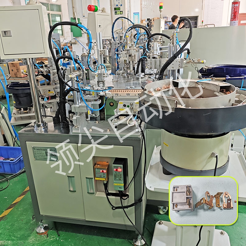 C脚簧片触点铆接机