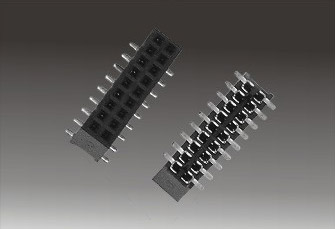1.27间距排母90°SMT