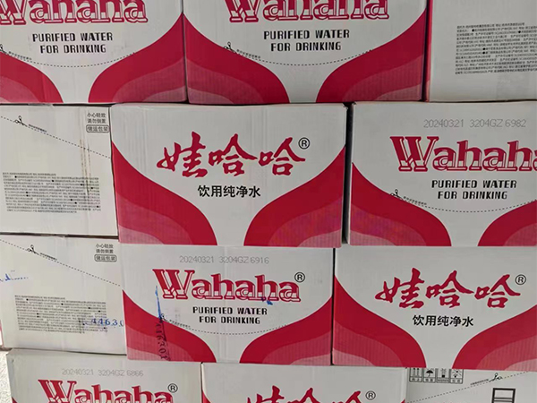 娃哈哈纯净水箱装水596ML24支