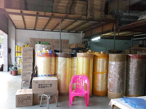 透明胶带生产车间