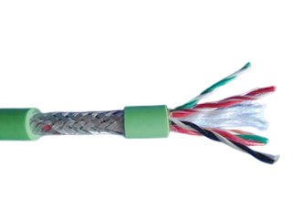 高柔性PUR屏蔽对绞数据拖链电缆