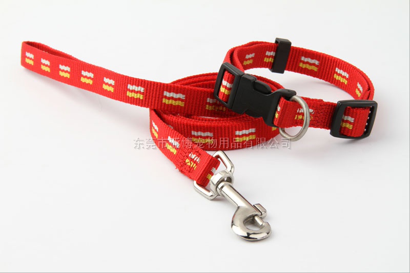 亚博 提花颈圈配拉带