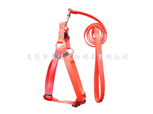 亚博 宠物尼龙胸背带+ 拉带 狗绳