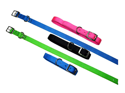 素色皮带扣颈圈生产