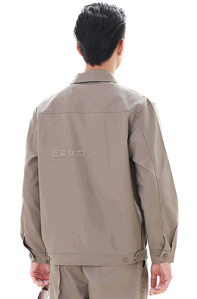 KG 301-2驼灰单层茄克套装