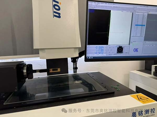 奥铭测控全自动影像测量仪连接器解决测量方案