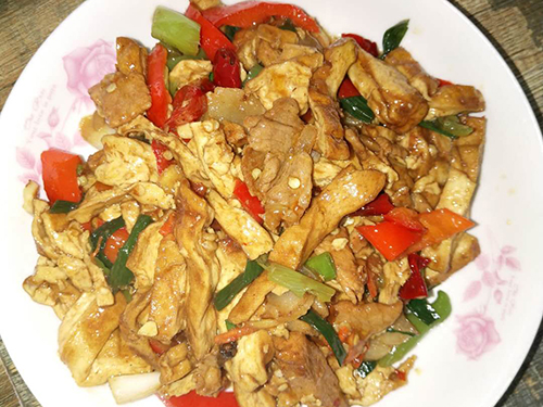 豆干炒猪肉